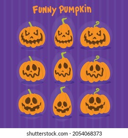 Halloween Fun Pumpkins Illustration Pack