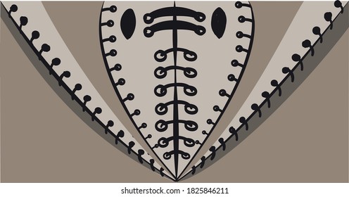 Halloween funny face mask pattern