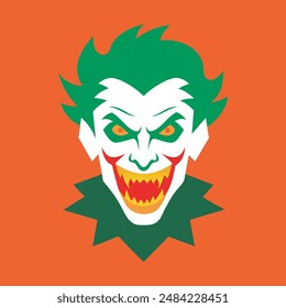 Halloween funny faces vampire monster werewolf and mummy. Vector illustration isolated