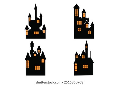 Halloween funny icon easy illustration.