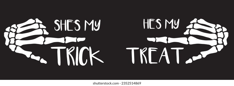 Halloween Funny Skeleton hands vector drawing black background t  shirt