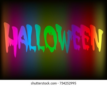 Halloween geometric, vector background
