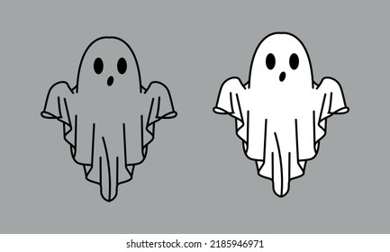 Halloween Ghost Art Clip Vector