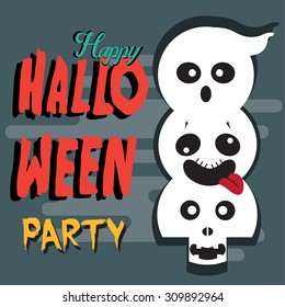 Halloween ghost background