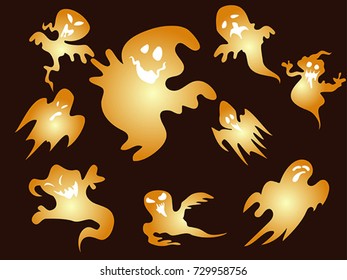 halloween ghost background