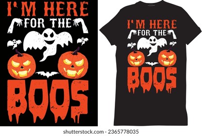 Halloween ghost boos t shirt designs