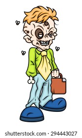 Halloween Ghost Businessman