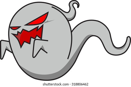 Halloween ghost, ghost, cartoon,