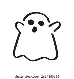 halloween ghost cartoon design element