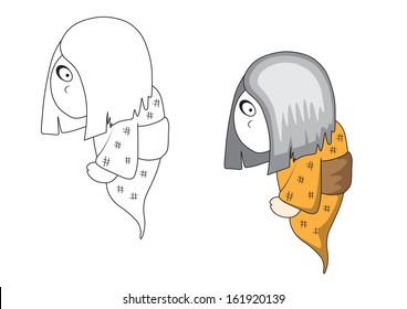 Halloween ghost cartoon, No effect