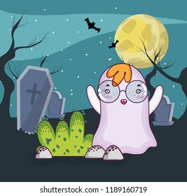 Halloween ghost cartoons