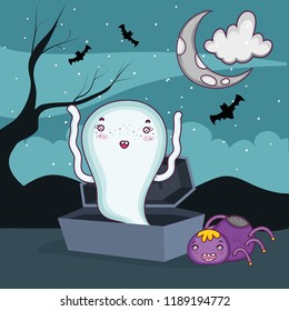 Halloween ghost cartoons
