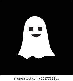 Colección de personaje fantasma de Halloween con diseño plano