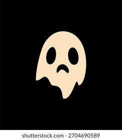 Colección de personaje fantasma de Halloween con diseño plano. Diseño plano fantasma