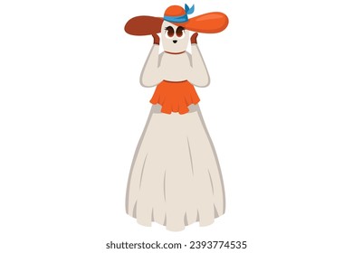 Halloween Ghost Character Design Illustration