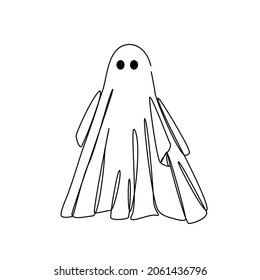 Halloween Ghost Continuous Lines
floating cloth ghost
