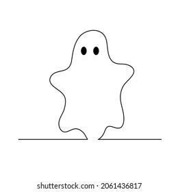 Halloween Ghost Continuous Lines
floating cloth ghost
