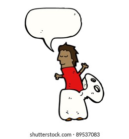 halloween ghost costume cartoon
