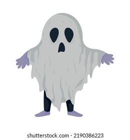 icono aislado del disfraz fantasma de halloween