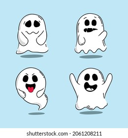 halloween ghost cute spooky cartoon