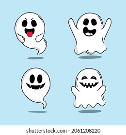 halloween ghost cute spooky cartoon