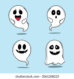 halloween ghost cute spooky cartoon