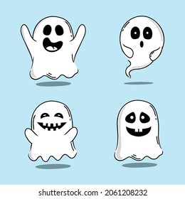 halloween ghost cute spooky cartoon