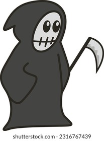 Halloween Ghost Cute vector illustration