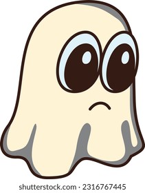 Halloween Ghost Cute vector illustration