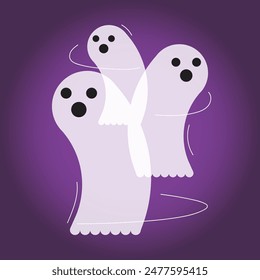 Halloween  Ghost Element Graphic Vector