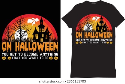 Halloween Ghost House scary  t shirt designs