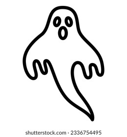 icono fantasma de halloween en fondo transparente