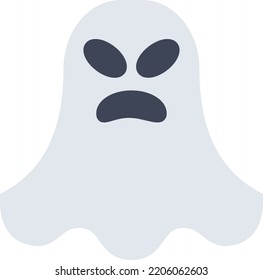 Halloween ghost icon, symbol or logo