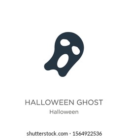Halloween ghost icon vector. Trendy flat halloween ghost icon from halloween collection isolated on white background. Vector illustration can be used for web and mobile graphic design, logo, eps10