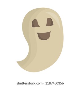 halloween ghost isolated icon