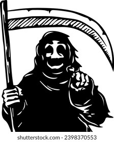 Halloween ghost logo design vector