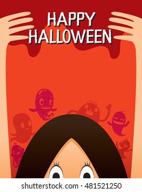 Halloween Ghost And Monsters Character Poster, Mystery, Holiday, Trick or Treat, Culture, Disguise, October, Character, Fantasy, Night Party