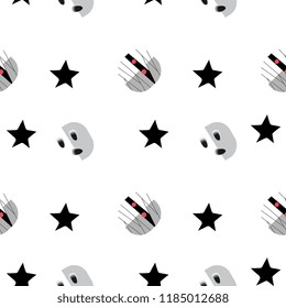 Halloween ghost and mummy seamless pattern. vector illustration for fashion textile print and wrapping with festive design.