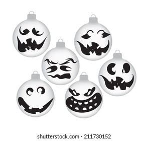 halloween ghost ornaments