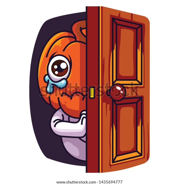 30 Cartoon Cat Behind Door Images, Stock Photos & Vectors | Shutterstock