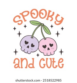 Halloween Ghost Retro Design t shirt