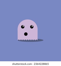 Halloween ghost scary and creepy.Vector eps10