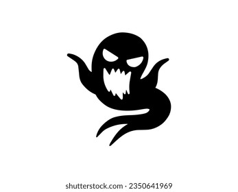 Halloween Ghost Scary Silhouette Illustration