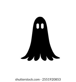 halloween ghost silhouette,halloween icon,simple ghost vector 