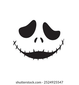 Sonrisa fantasma de Halloween se enfrenta al Vector.