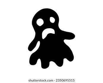 Halloween Ghost Spooky Silhouette Illustration