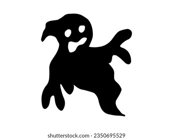 Halloween Ghost Spooky Silhouette Illustration