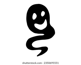 Halloween Ghost Spooky Silhouette Illustration
