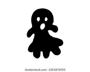 Halloween Ghost Spooky Silhouette Illustration