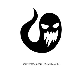 Halloween Ghost Spooky Silhouette Illustration